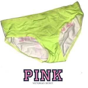 Victoria's Secret Beachbae Neon Green Hiphugger Underwear Pantiesβ P046 XS